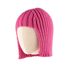 Fashionable Knit Beanies Providing Wig Accessory And-Rose Red