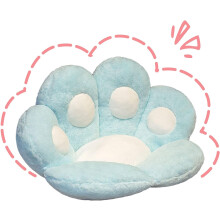 Almofada reversível fofa em formato de pata de urso, macia e aconchegante, para alívio da dor ciática em casa e no escritório (ecológica, grande)