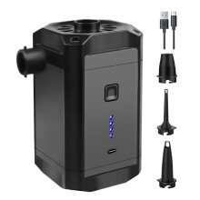 Air Mattress Pump Electric Portable Inflatable Bed Pumps Compact Electric Inflation Device for Pool Float, Water Toys, Bed Mattress