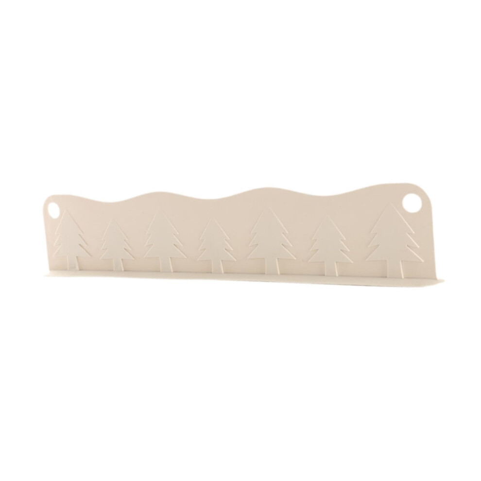 Sink Splash Guard Water Spray Protector Easy Front Backsplash Barrier For Home Island Bathroom Dishwashing, White 9412369732385