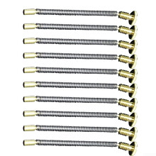 Flint Spring Screws for Kerosene 10 Piece Kit with Base Plates for Convenience