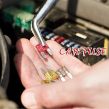 Kit completo de fusíveis automotivos, fusíveis de lâmina para proteção contra curto-circuito e sobrecarga, mini fusível de lâmina ATM, liga de