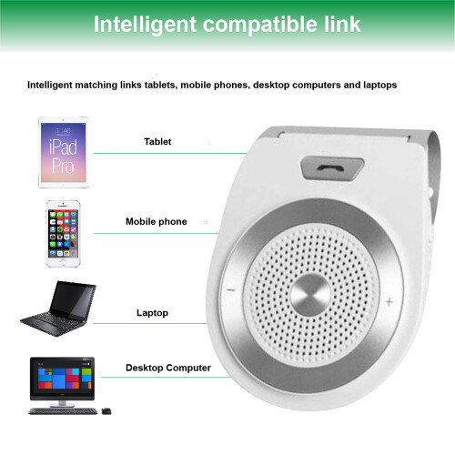 Κιτ αυτοκινήτου Bluetooth handsfree για κινητό τηλέφωνο, σύνδεση πολλαπλών συσκευών, 1