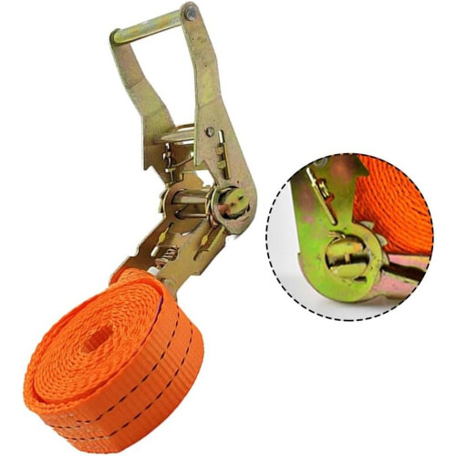 Cargo Management Made Easy with Our Reliable Polyester Tie Down Strap Solution (5 Meters) 1