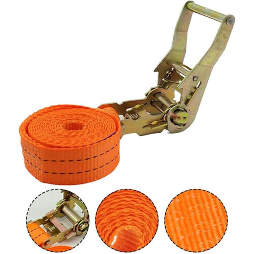 Cargo Management Made Easy with Our Reliable Polyester Tie Down Strap Solution (5 Meters) 2