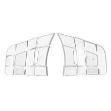 Cubiertas de aleación para los botones del volante con superficie resistente a los arañazos y acabado fácil de limpiar para un uso prolongado en
