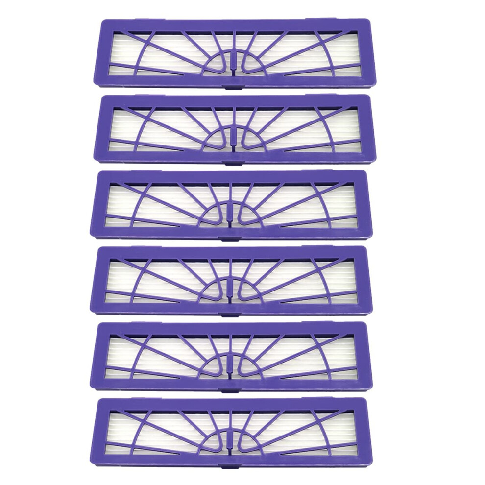 Pack of 6 HEPA Filter Replacement for Neato Botvac D3 D4 D75 D80 D85 Series