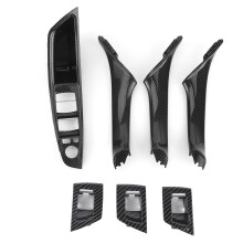 Cubierta del interruptor de ventana de diseño OEM para BMW Serie 5, manija de puerta interior de ajuste directo con fácil instalación,