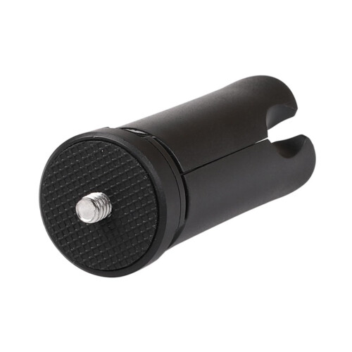 Tripod for Smartphone Camera Mini Desktop Tripod Rubberised 3/4 Inch Thread Black Mittel black