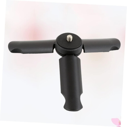 Tripod for Smartphone Camera Mini Desktop Tripod Rubberised 3/4 Inch Thread Black Mittel black 2