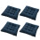 Tufted Design Chair Cushions, Easy Clean, 4 Pack (apple Green) 1