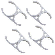 YZM Clip Clamp Bracket Reverse Osmosis RO Housing (4, Double Clip Clamp 2.0'x 2.0')