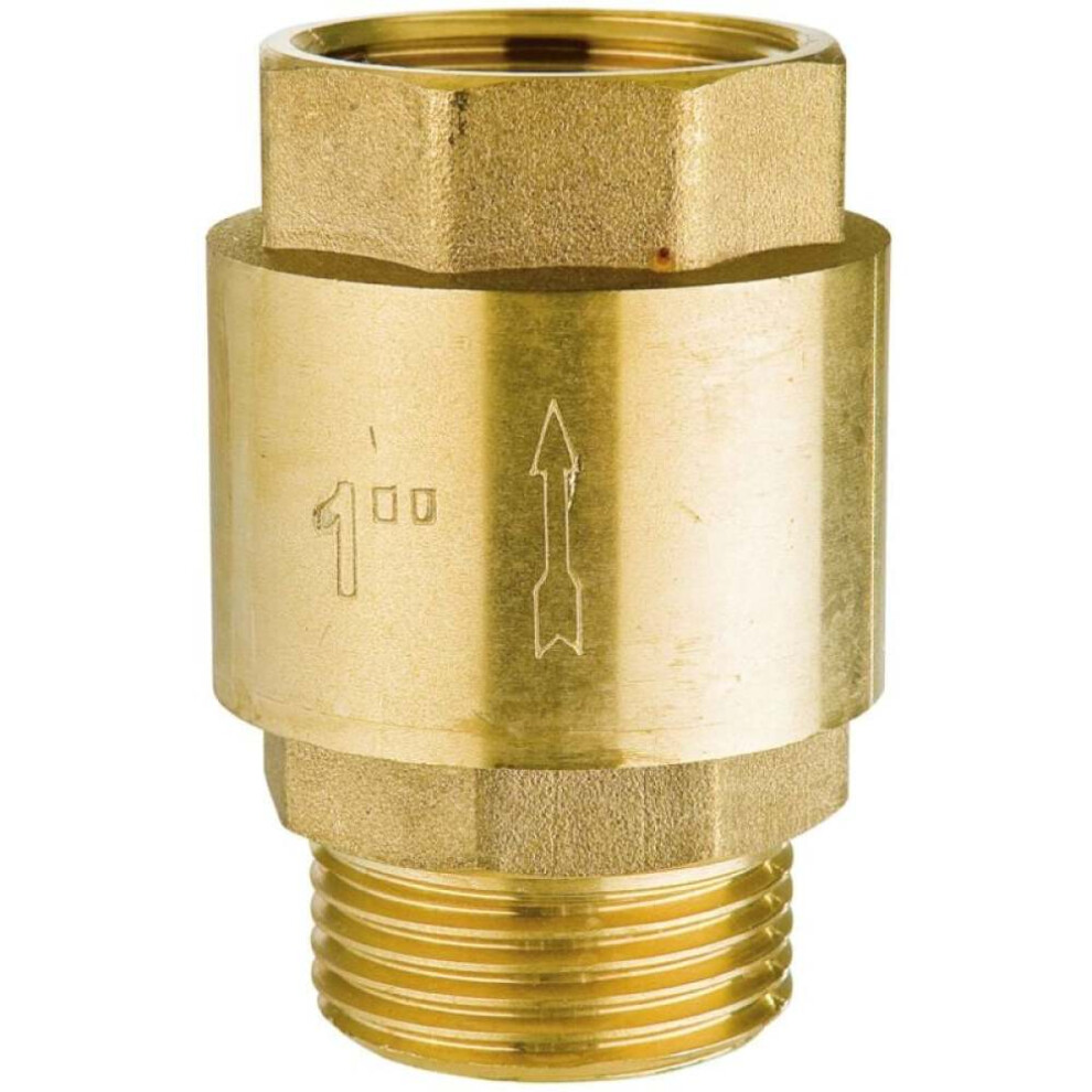 Reliable Performance In Fluid Control, Brass Check Valve Preventing Water Back-Flow For Water Pumps Fountains Gardens, Spring Check Valve Offers Easy 9190834282022