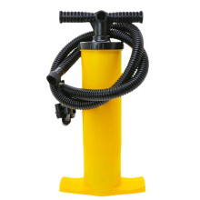 Hand Air Pump for Raft, Inflatable Bed, TwoWay Pressure, 4L Yellow, Wearresistant