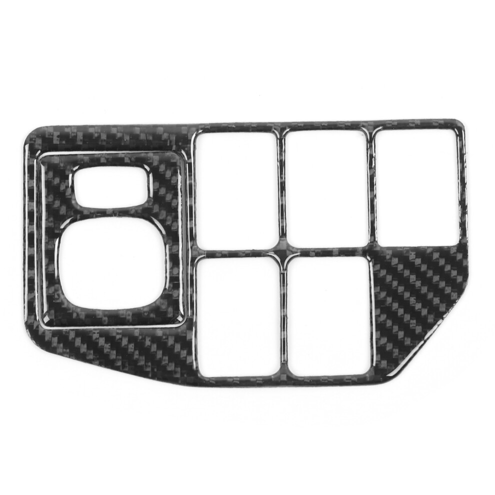 Carbon Fiber Mirror Switch Panel Cover Car Interior Accessories Scratch Resistant Uv Resistance Automotive Grade Abs Structure Easy Installation High 9190834061788