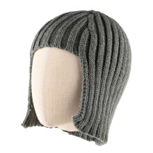 Comfortabele winterhoed Headwrap Pruikontwerp Oorflappen-Grijs