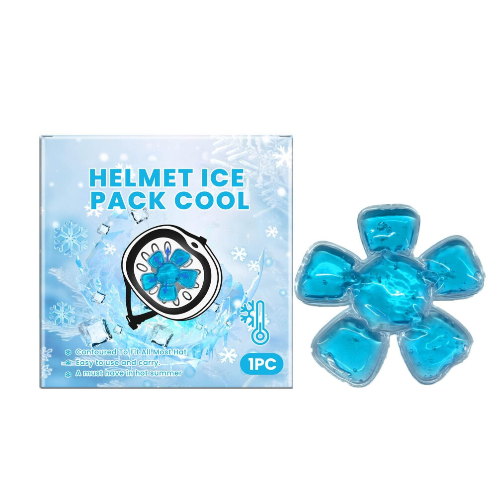 Gel Cap Insert For Summer Heat Temperature Regulation Microwave Freezer 10ml Sky Blue