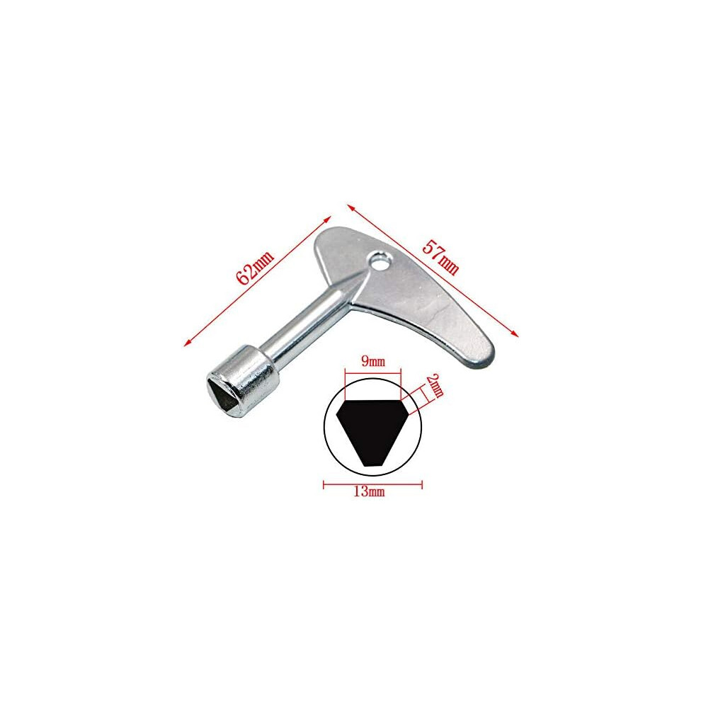 Utility Triangle Spanner Key, Essential Tool For Elevators Technician With Wide Application In Electric Cabinet, Sturdy And Durable Stainless Steel 9128293320245