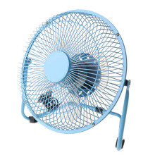 Portable Fan Cooling USB Desktop Fan Air Cooler Rotation Adjustable Angle For Office Household USB Diffuser Blue