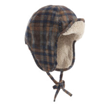 Perfecte cadeau-grid fleece gevoerde pet voor-Marine. blauw.