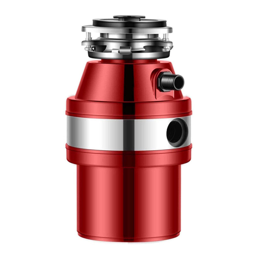 Garbage Disposals, 370W Household Food Waste Disposer, Multistage Grinding Kitchen Waste Food Waste Shredder For Cleaning Garbage,Red 9412369763266