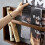Wall Magazine Rack File Holder Rustic Solid Wood Bookshelf Wall Mounted 4