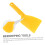 1Pc Honey Scraper Tool Yellow Honey Collector for Beekeeping Essential 5