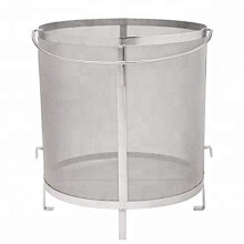 Stainless Steel Wine House Home Brew Filter Basket Sieve Barware Bar Tools Filter Bag for Jelly Jams Homebrew S.