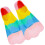 Training Fins for Diving and Swimming 2