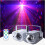 Disco Light, LED ThreeHole Dance Table Lamp DJ Party MultiPattern (White) 3