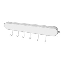 Partition blocks, cutting storage shelf, multifunctional kitchen knife holder, spacesaving storage organizer for knives, nodrill white
