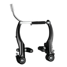 1 Pair Bike Brake Set Aluminum Alloys Bike Brake Levers V Brake Set Front and Rear Brake Calipers Replacement Road Bicycles Brake Black