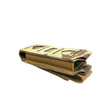 Outdoor Tactical SingleLink Magazine Bag Mollo Small Accessory Bag Army Fan Equipment Accessories kit CS Quick Pull Sleeve 11x3.5x3cm CP