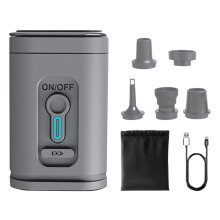 Electric Air Pump, USB Rechargeable Portable Pump, Gray, Easy To Use