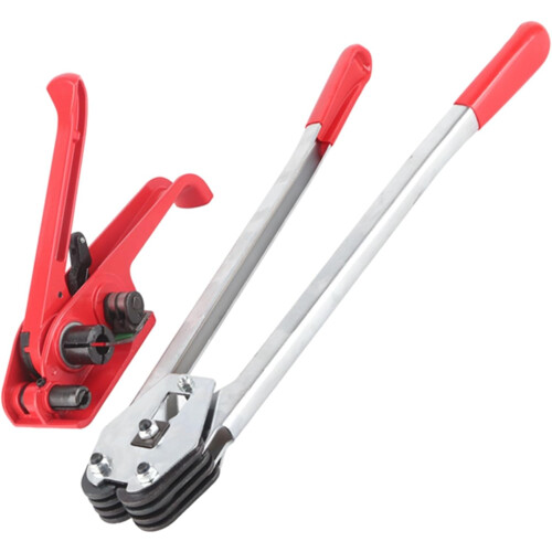 PP PET plastic strapping tensioner sealer hand strapping tool kit for packaging 2