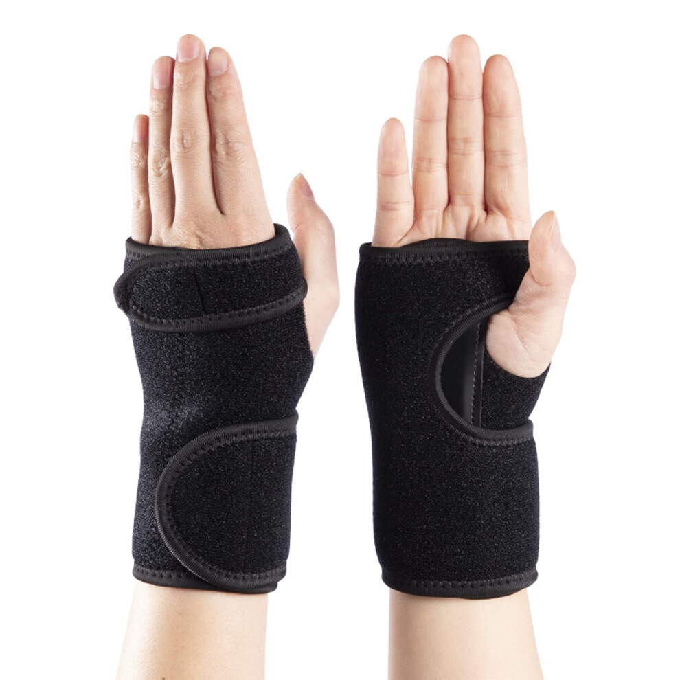 Wrist Support Brace Left Hand with 2 Metal Splints