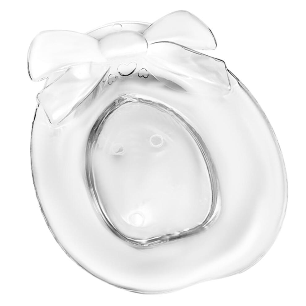 Transparent bathtub for toilet seat, clear bathtub for pregnant women and elderly, postpartum care, nonslip, easy to clean.