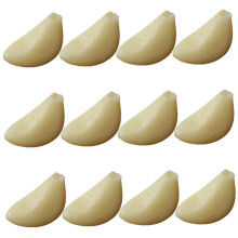 Artificial Garlic Cloves Simulation, Vegetable Decoration Model PVC Pack of 12