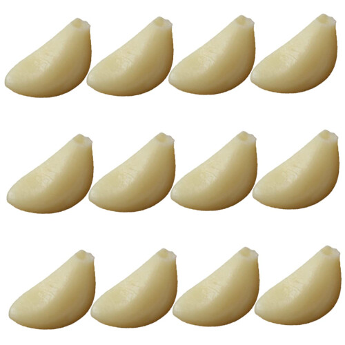 Artificial Garlic Cloves Simulation, Vegetable Decoration Model PVC Pack of 12