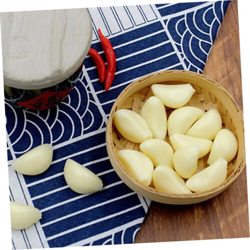 Artificial Garlic Cloves Simulation, Vegetable Decoration Model PVC Pack of 12 2