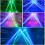 Disco Light, Mini 8 * 10W LED Shake Head DJ Stage Light RGBW DMX512 3
