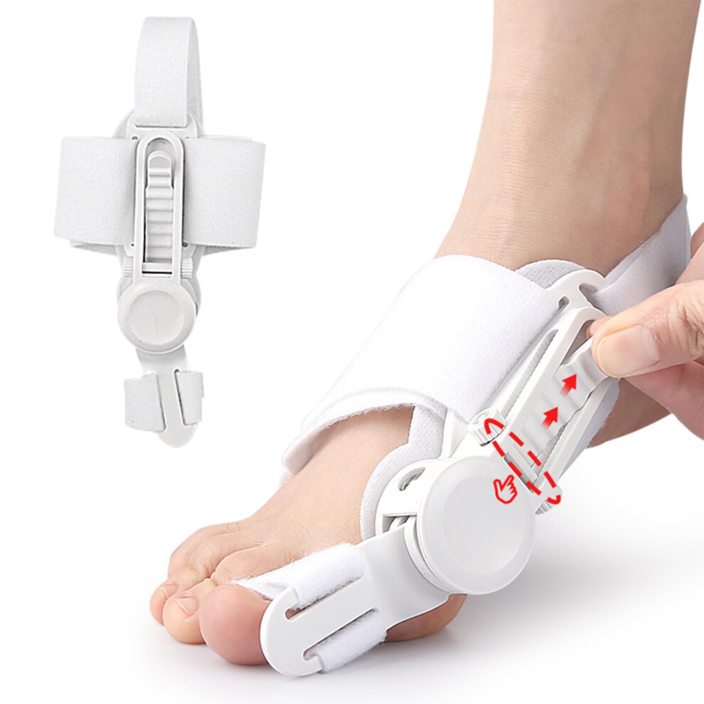Bunion Corrector for Women Men, Adjustable Toe Straightener with Silicone Pad, AntiSlip Strap Ref: 5713