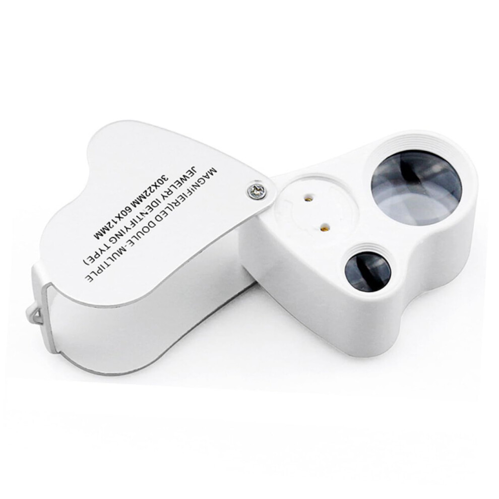 1 Piece Magnifying Glass with Light, Ergonomic Design for Jewelry and Art Observation