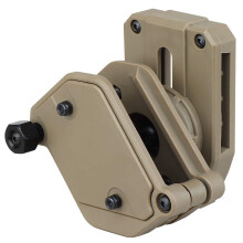 Tactical Rotatable Speed Loader Mount Belt Clip Adjustment Speed Competition Shooting Mag Holder