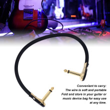 Effektpedalkabel für E-Gitarre, flach, Patch,