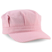Baumwoll-Ingenieurmütze, gestreift,-Erwachsene rosa