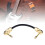 Kabel für Effektpedale für E-Gitarre, flach, 12