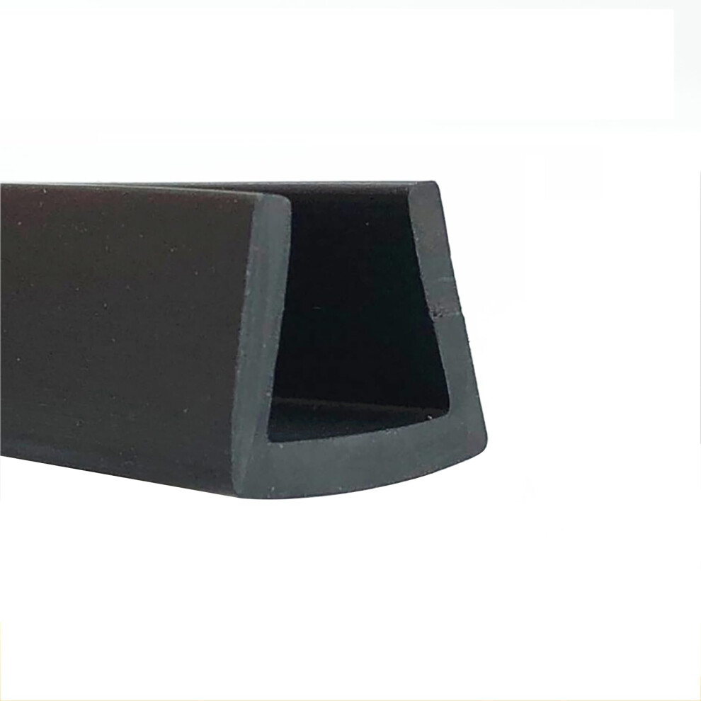 Ushaped Rubber Sealing Strip, 3.28 Feet, Rubber Weatherstrip, 14Mm X 12Mm Black 9426802197242