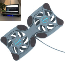 Hochwertiger Computerlüfter mit leistungsstarkem Doppellüfter und rutschfester Oberfläche, benutzerfreundliches Design, zuverlässige Leistung,