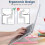 Support pour ordinateur portable réglable, construction robuste, rangement facile, design pratique. Construction durable pour une posture saine, 3